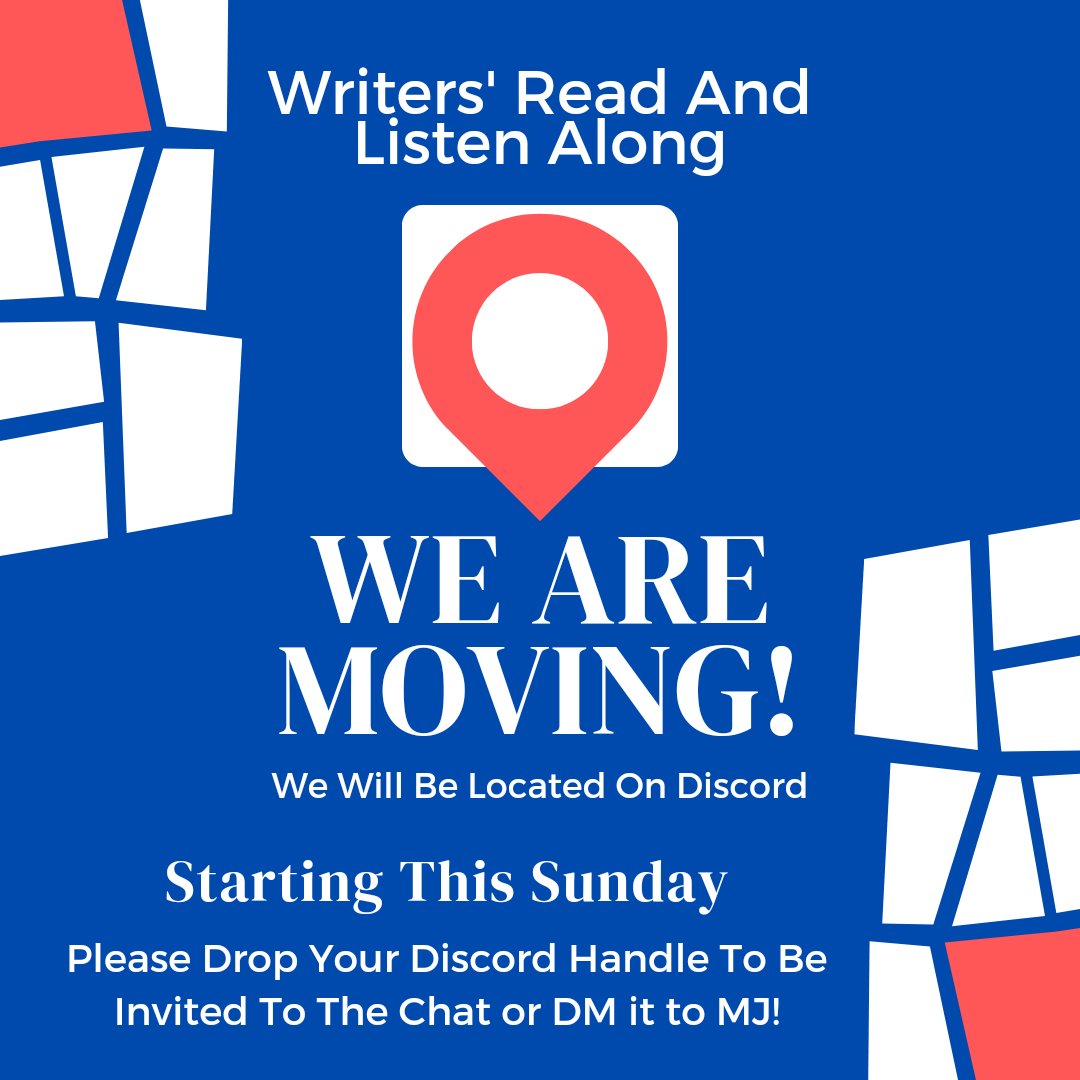 Tonight is the last night that Writers' Read And Listen Along will be on Twitter/X #spaces. Please feel free to drop your handle here or DM me to be invited to future spaces to participate in this open mic.

#WritingCommunity