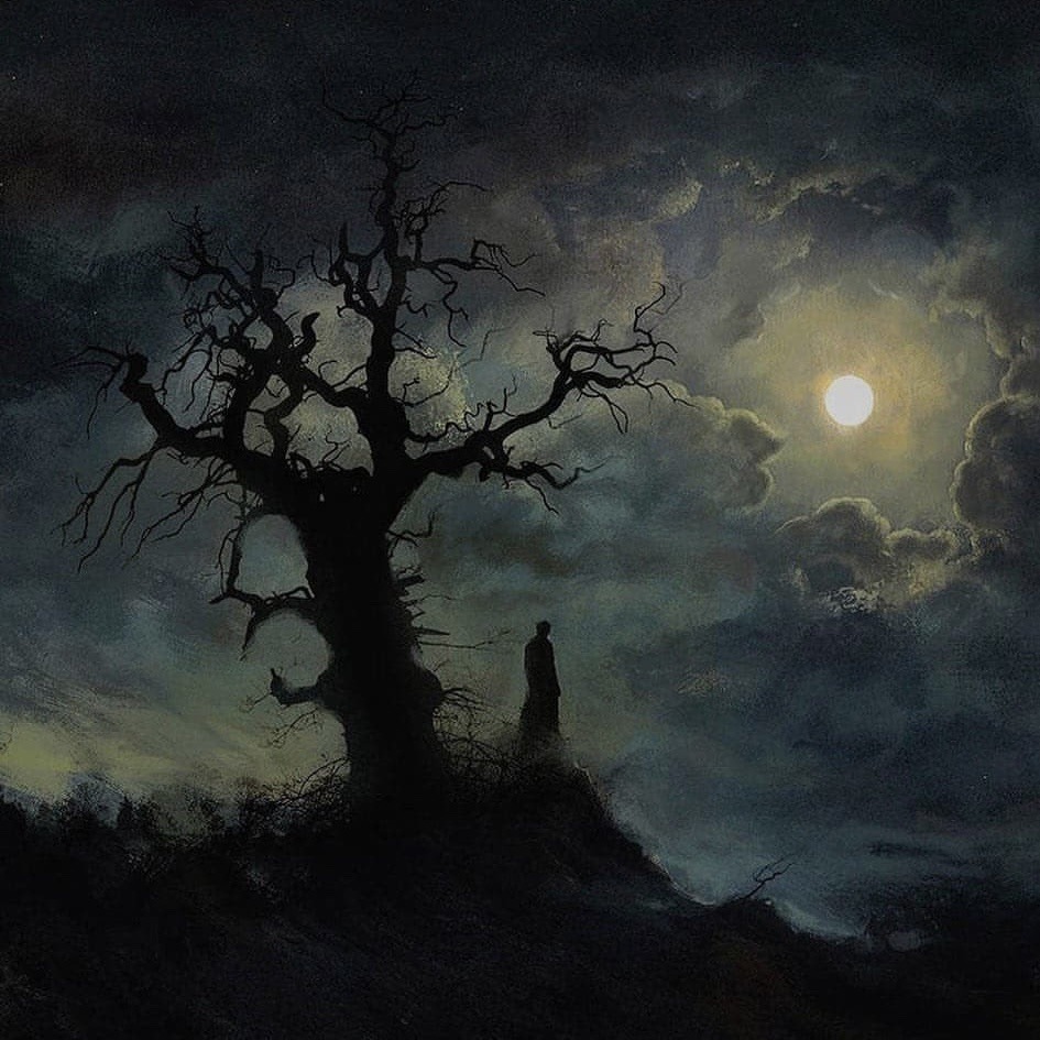 solisolsoli's tweet image. The Full Moon in Paintings
