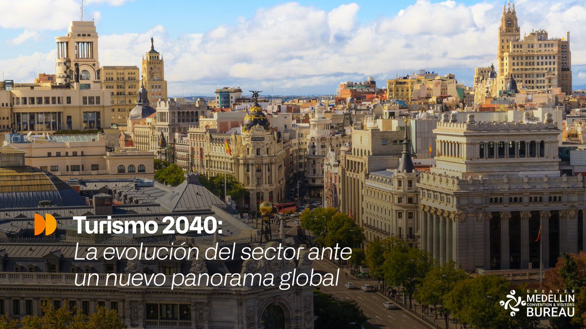 BureauMedellin's tweet photo. Miércoles de Innovación

¡Conoce novedades del sector turismo!

Para 2040 se espera un crecimiento del 60% en el turismo global, con 2.4 mil millones de viajes. ¡Un futuro de oportunidades para conectar culturas!

#Turismo #Innovación https://t.co/su5jQC8oJ5
