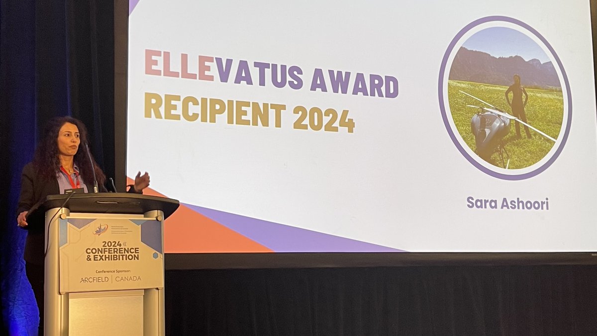 aerial_canada's tweet photo. It's awards time...

Congratulations to the recipient of the 2024 Elevatus Award for Women In Drones: Sara Ashoori!

👏 👏 👏 👏 👏 https://t.co/frAWrVo7Y7