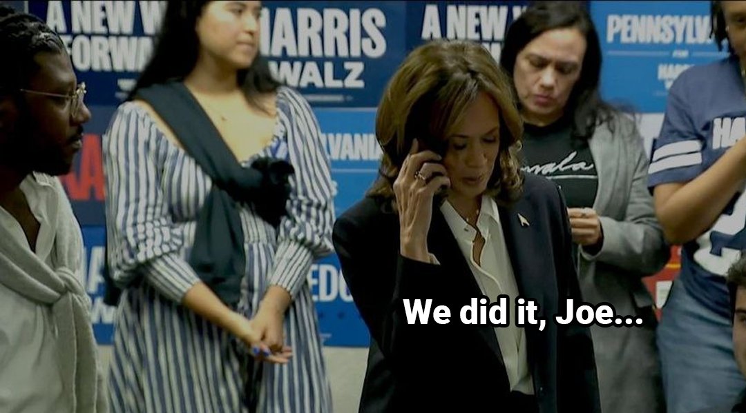 Go on Kamala, say the line!