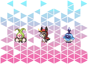 TheRango5's tweet photo. Soleole starters sprites https://t.co/cNeriSXTQ8