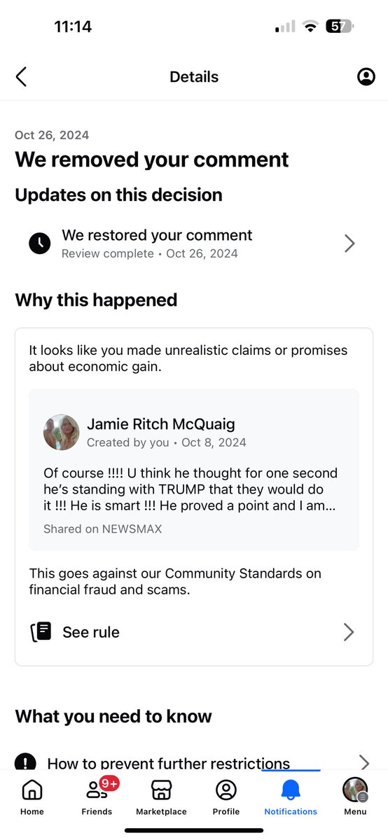oo_johnson's tweet photo. @elonmusk My Facebook account is on restrictions for speaking about u and supporting u &amp; TRUMP!! Thank you for all u do !! https://t.co/PEu9ZNWe9M