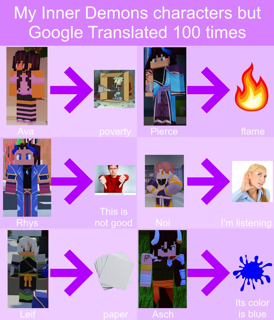 Day 036+1036 of posting #Aphmau till it returns in late 2025 | My Inner  Demons ---\u003e I have an idea #MEMEBUDSVO, image size:900x1050