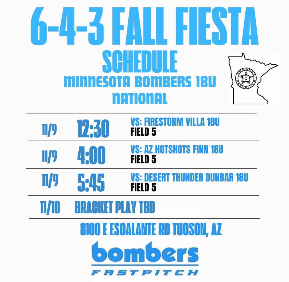 Kylie Mann (@kyliemann1121) on Twitter photo Can’t wait to be in some warmer weather this weekend for the last tournament of the fall! <a href="/MN_Bombers_18U/">Minnesota Bombers 18U National</a> Can’t wait to be in some warmer weather this weekend for the last tournament of the fall! <a href="/MN_Bombers_18U/">Minnesota Bombers 18U National</a>