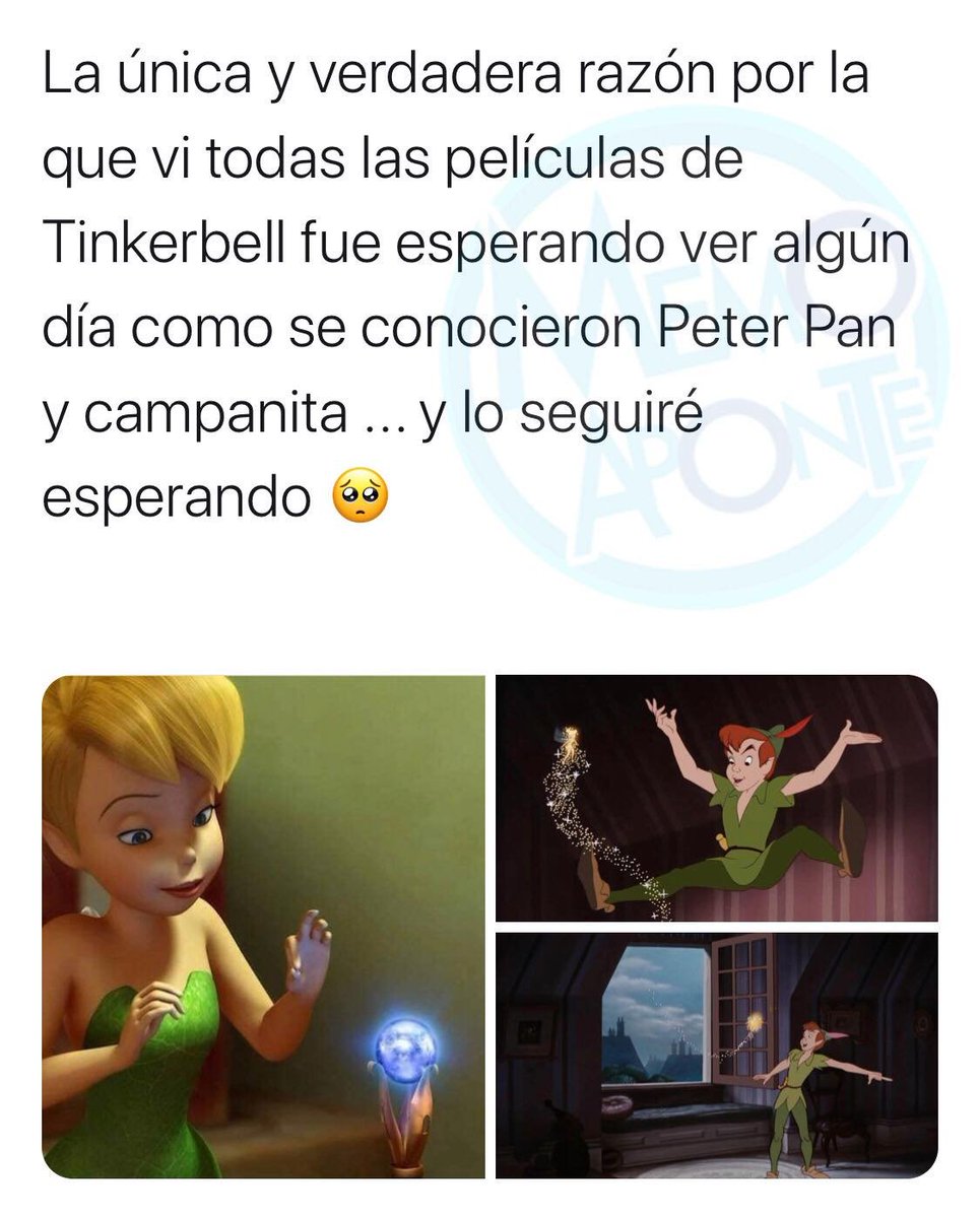 Melanny73304954's tweet photo. @CartoonsOTMoon al menos Disney no la deja del todo en el olvido pero ojalá algún día regrese y tengamos esa peli donde conocería a Peter Pan https://t.co/fmgoQcsOl4