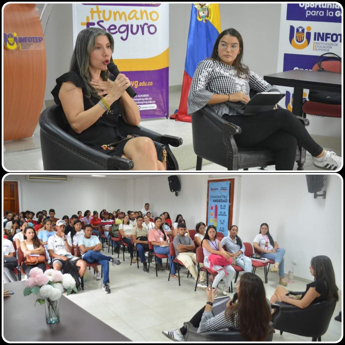 UniCaribe_'s tweet photo. #FlashInfotep🤳
Realizamos el II Conversatorio “Caminos de Resiliencia en Salud Mental”
Entérate de lo que reflexionamos en esta actividad 👇
https://t.co/BXKvMbZRDN https://t.co/HubNSLeLCB