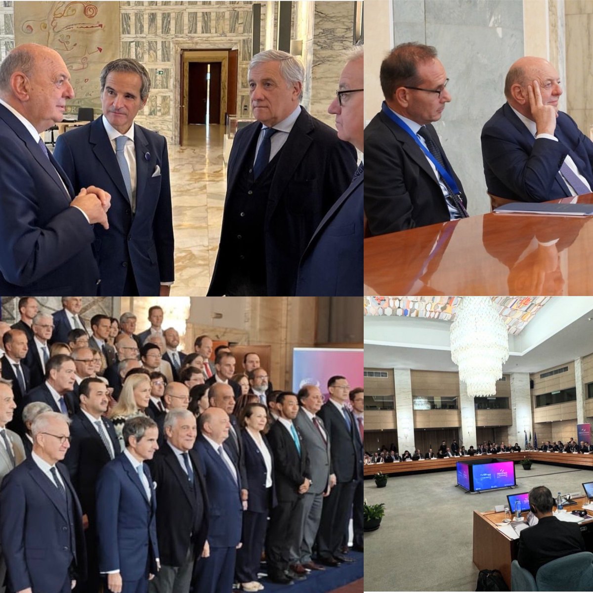 Today in Rome at <a href="/ItalyMFA/">Farnesina 🇮🇹</a> with <a href="/GPichetto/">Gilberto Pichetto</a> and VPM Min <a href="/Antonio_Tajani/">Antonio Tajani</a> for the first meeting of the World Fusion Energy Group with <a href="/iaeaorg/">IAEA - International Atomic Energy Agency ⚛️</a>. 
Italia e AIEA insieme per rafforzare cooperazione su fusione come fonte di energia pulita e di sviluppo sostenibile globale <a href="/MASE_IT/">Ministero Ambiente e Sicurezza Energetica</a>