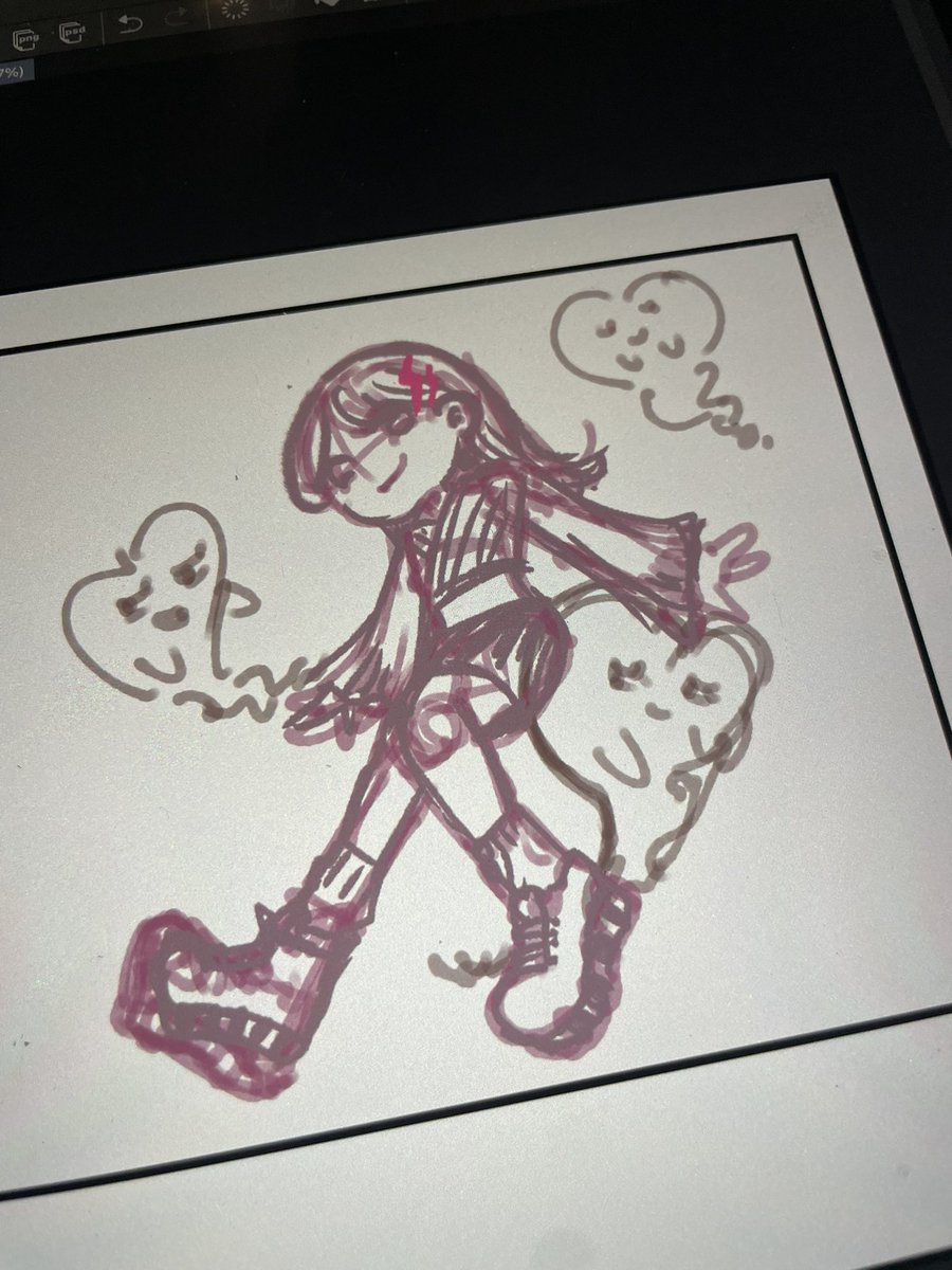 mocha_illust's tweet image. 歯じゃないよ😳