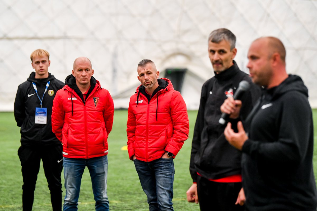 Fantastic to share experiences at⚽️Conference for coaches working with young players in Professional Clubs Academies  of Polish Top Flight Ekstraklasa organized by the Ekstraklasa Foundation as part of the Erasmus+ program which  was held at the Legia Warsaw Stadium last week.