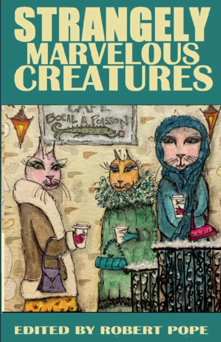 My thanks to editor Bob Pope for having my #shortstory 'The Strangest of Tales' in his latest anthology 'Incredibly Marvelous Creatures' - 15 stories, 216 pages, in a lovely-looking paperback. Fab cover art by Mya Britt-Anderson. us.amazon.com/Strangely-Marv…

matthewgrees.com