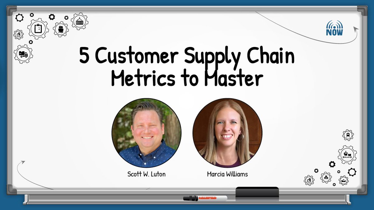 _supplychainnow's tweet image. 📊 Want to master #supplychain success? @ScottWLuton and Marcia Williams from USM Supply Chain discuss five #keymetrics every professional should know to improve performance and #customersatisfaction.

🎧 Watch the episode: bit.ly/40yCbVW