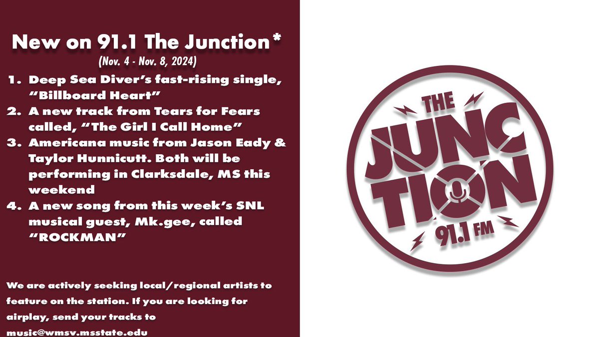 91.1 The Junction tweet media