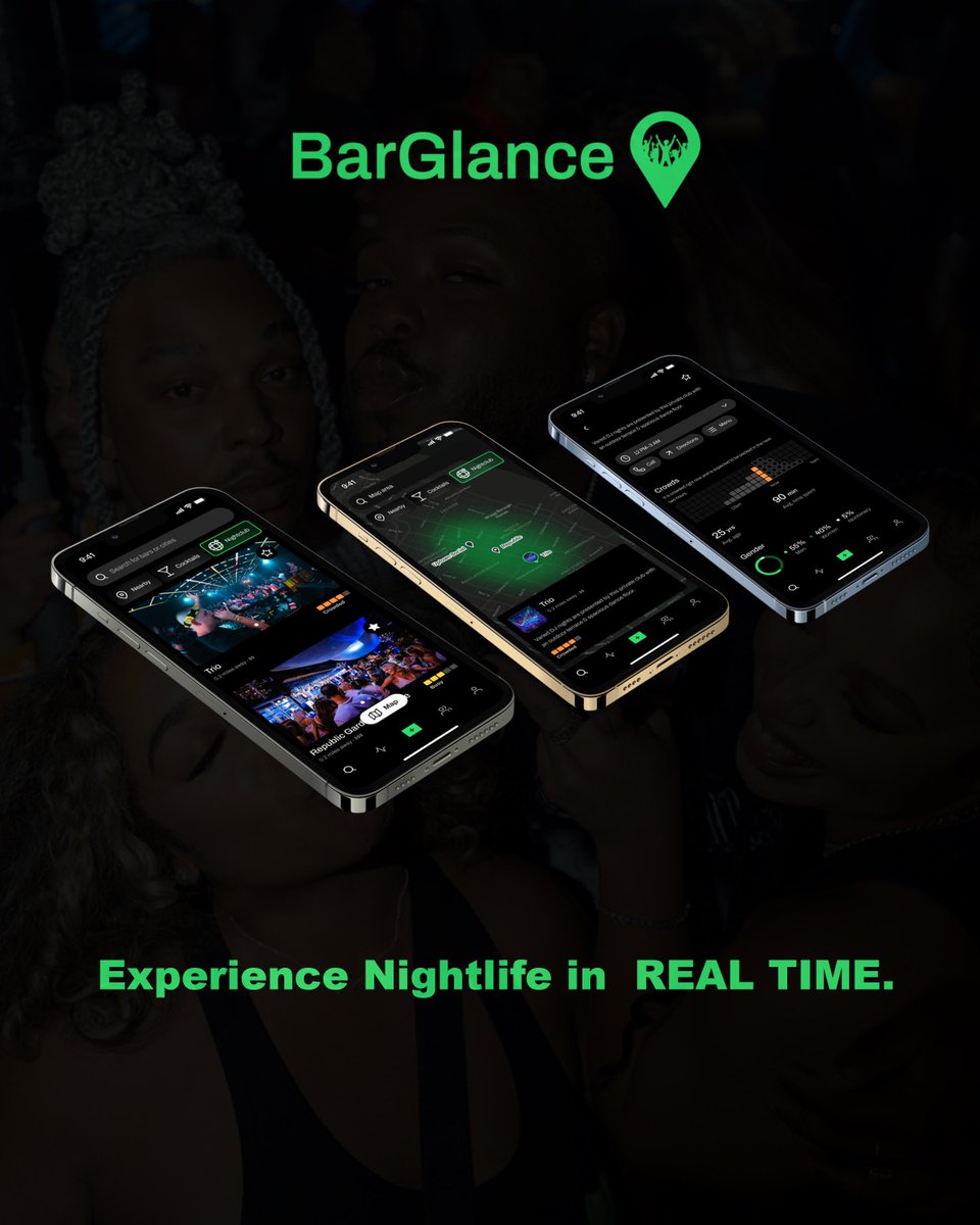 barglancekc's tweet photo. Nightlife Made Easy. 📲

Be sure to Download @barglance app as we gear up for our next update by end of the year 😁 https://t.co/Pxc8R4xwAy