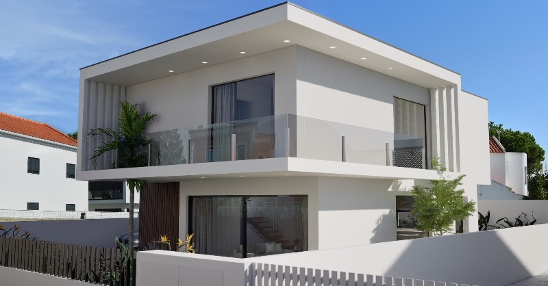 hgdesign3D's tweet photo. Fachada com diferentes volumes, ripados e vegetação integrada. Visualização 3D que destaca a beleza do design exterior. 🏠✨ #Arquitetura #3DVisualization https://t.co/dygC6etgzC