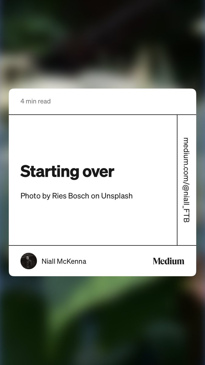 FTBuyerLondon's tweet photo. “Starting over” by Niall McKenna

My experience as a #FTB first time buyer in London.  https://t.co/qw96eghU9c https://t.co/NmyeLuP5LY