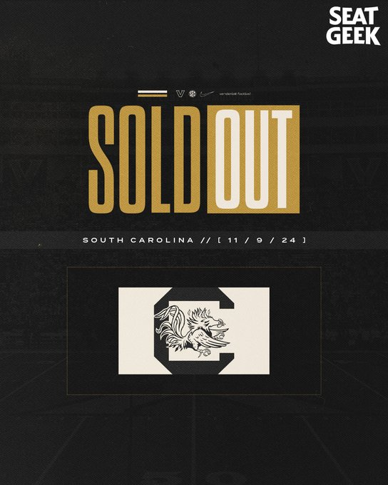 VandySportsProp's tweet photo. WE'RE ALL SOLD OUT!

PACK THE 'BANK ON SATURDAYS 🫡 https://t.co/iO3xXA0kxH