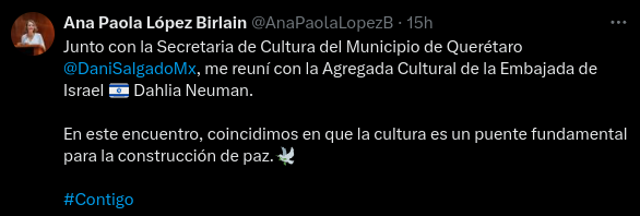 cristianjdg1's tweet photo. Ahh tons estos son los #meritos de @AnaPaolaLopezB ? ser #cómplice del #genocidio?, que bonito @makugo https://t.co/Hs6ayJCGQy