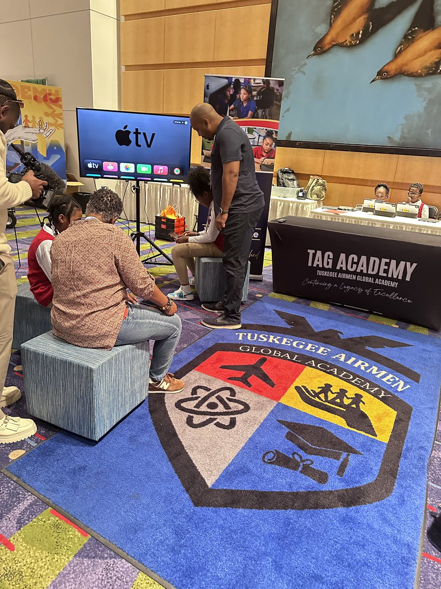 DocSTEM's tweet photo. I spy an @apssteam school @APSTAGAcademy at the #gaetc2024 student showcase. How many learner profiles can you identify? @apsupdate #apsstem https://t.co/L6cmSlOW9u