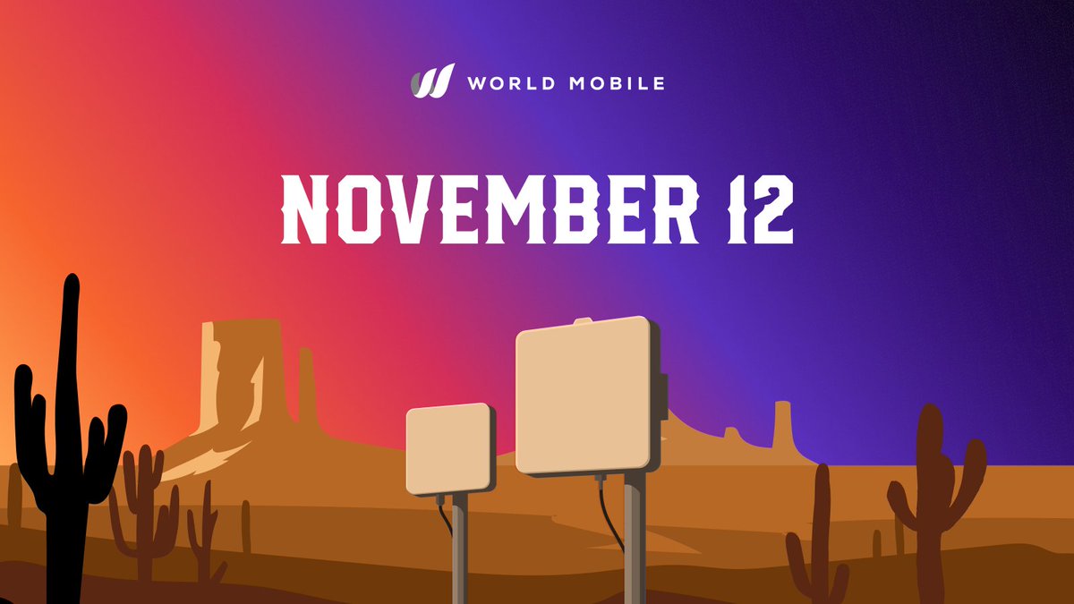 ❌ Big Wireless.

✅ The World Mobile sharing economy.

🎁 Batch Two, Drop Three.

📅 12.11.2024, 18:00 UTC