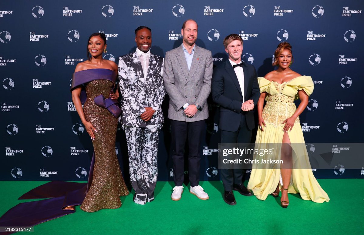 ChrisJack_Getty's tweet photo. Prince William attends the @EarthshotPrize in Cape Town with celebrity guests today 🇿🇦 https://t.co/JrHWv2uTEZ