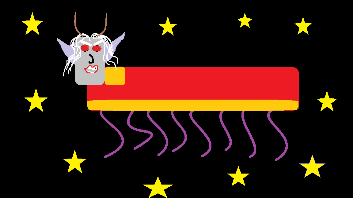 blizzlet's tweet image. Today sucks. Here's some more submissions of Sire Denathrius in MS paint as a centaur like cryptic with a Kraken from our wonderful listeners