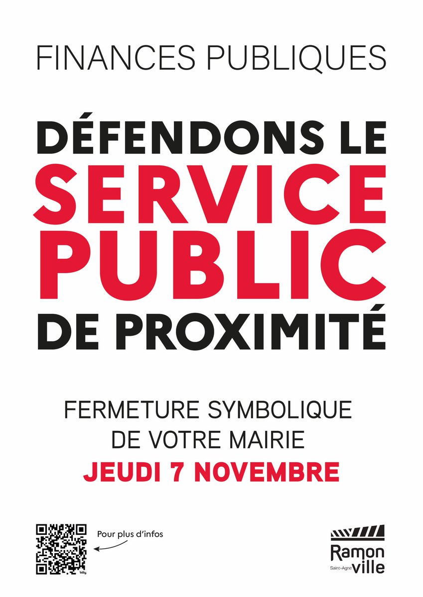 LaureTachoires's tweet photo. Mairie de #Ramonville fermée demain en signe de protestation contre la baisse des financements de l’Etat.

Dans beaucoup d’autres communes de Toulouse Métropole, du Sicoval et du Muretain.

La situation financière des communes, départements et régions est critique !
@chlubac https://t.co/d9dUDeWUOU
