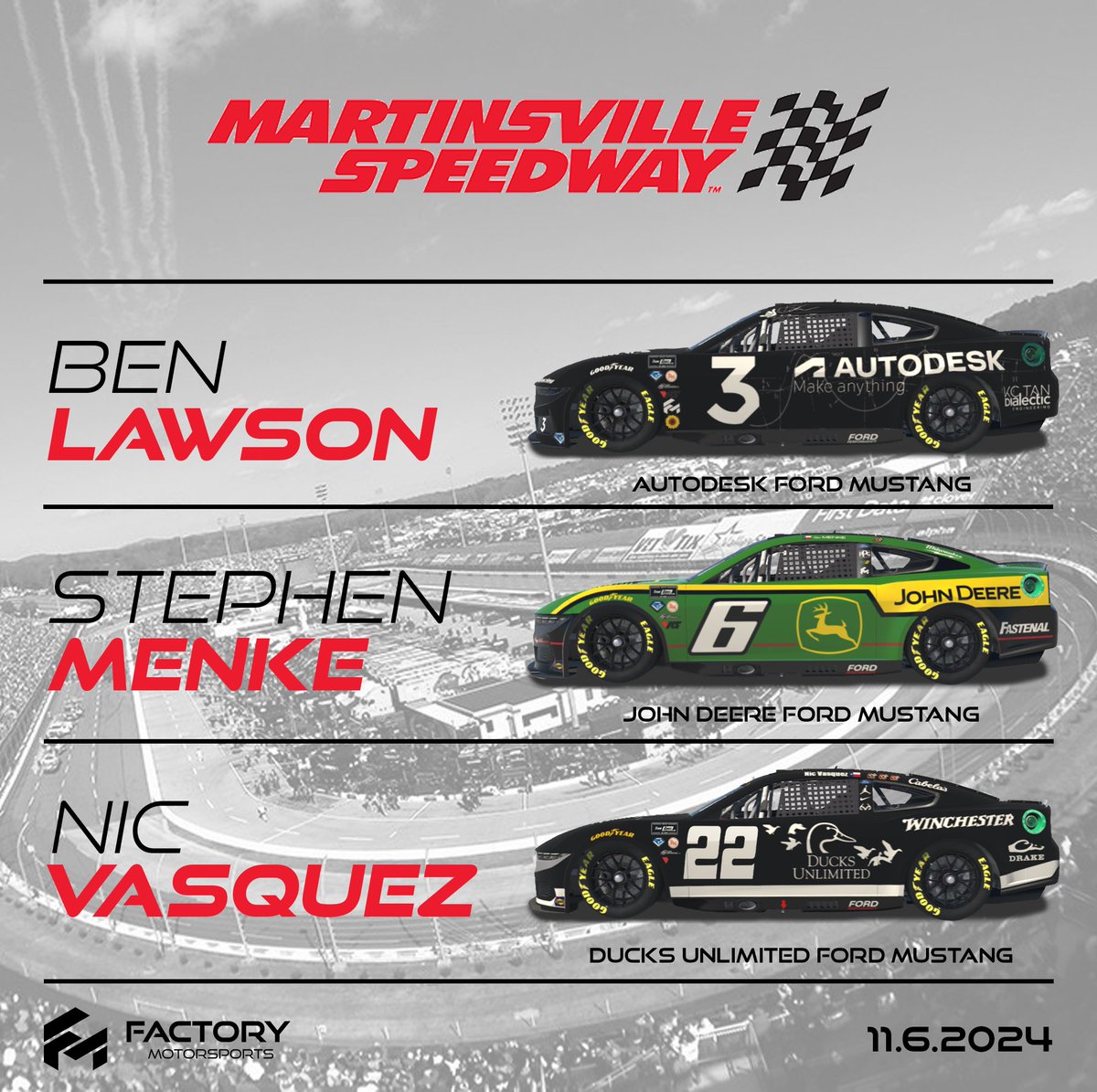 🏁RACEDAY @ MARTINSVILLE🏁

The gloves will be coming off for this one #FightNight 

📺: twitch.tv/crownjewelrn
🕗: 8:15 PM. E.T.