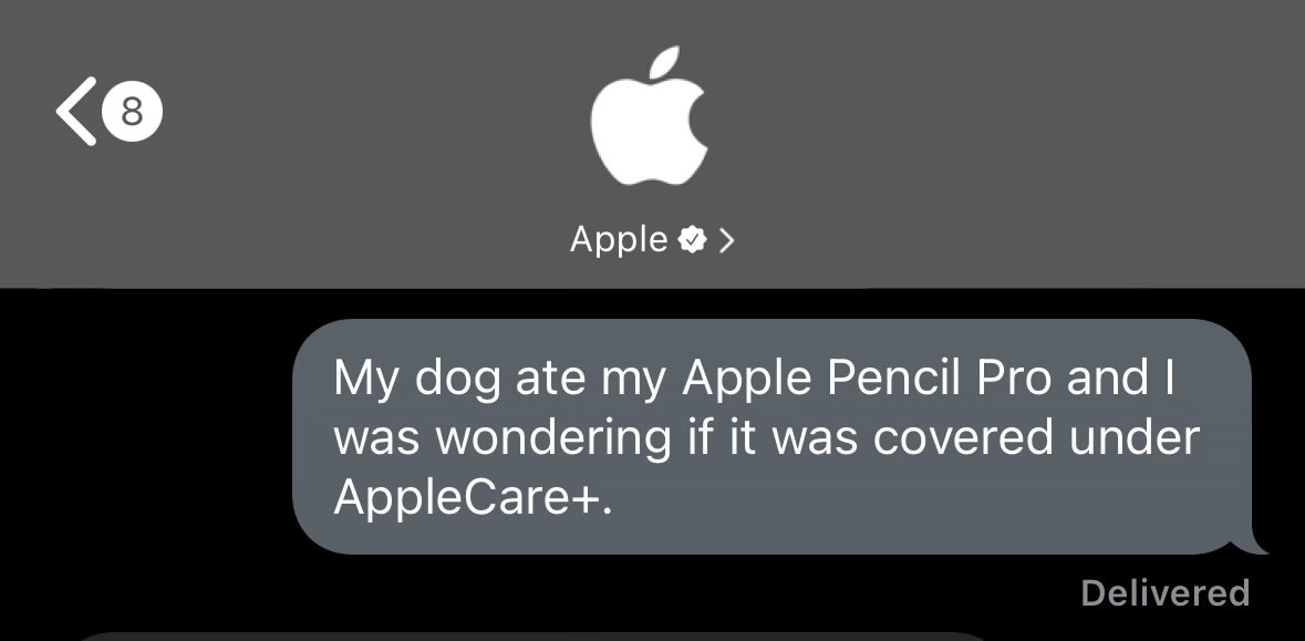 extremely advanced “my dog ate my homework” technique