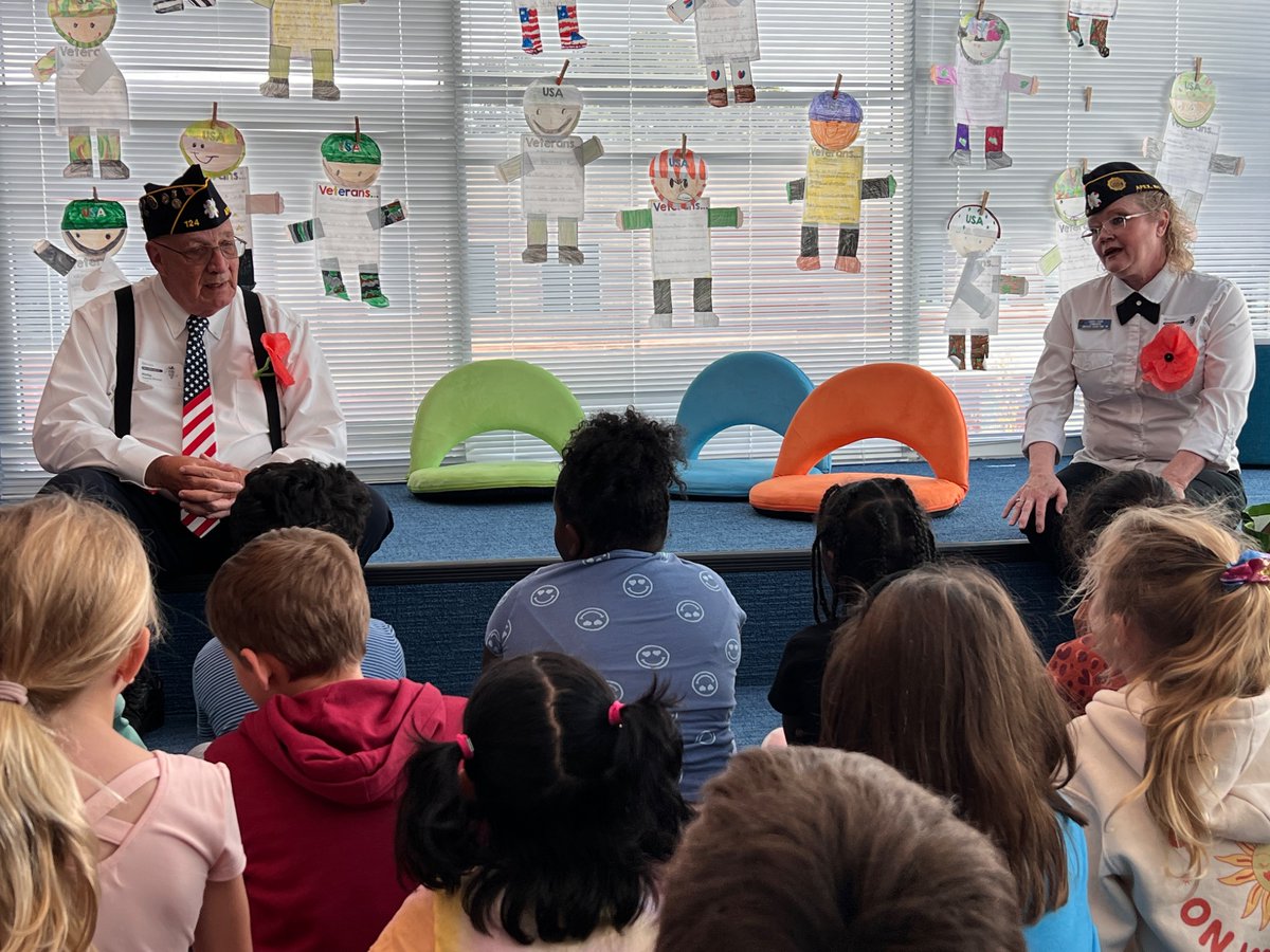 Great visit from the American Legion today! We appreciate your time! <a href="/baucomes/">Baucom Elementary School</a>