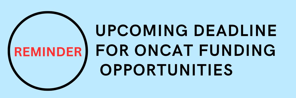 ⏰ The deadline to apply for the next round of ONCAT Collaboration Grants funding is 4:00 p.m. on Nov. 21, 2024. Learn more here: oncat.ca/funding-capaci…

#ONCAT #postsecondaryeducation #learnermobility #transfer #pathways #LunchAndLearn
