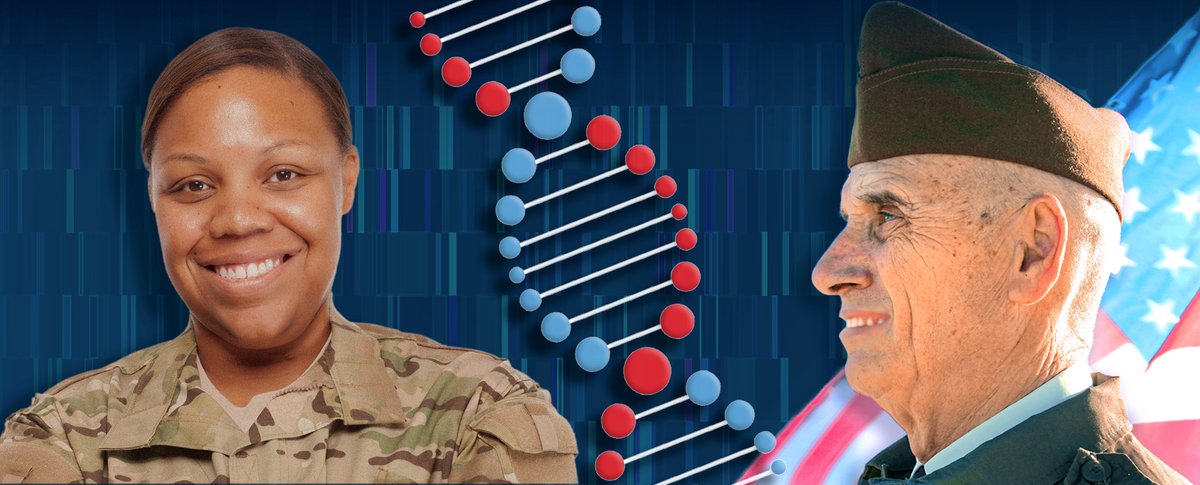 NLM_NIH's tweet image. U.S. veterans are helping expand #GeneticResearch &amp;amp; improve #PublicHealth through the @DeptVetAffairs #MillionVeteranProgram. In our #VeteransDay #NLMMusings post, we thank them for their service and meaningful contributions to biomedical research. 🧬 loom.ly/4PCauQ0