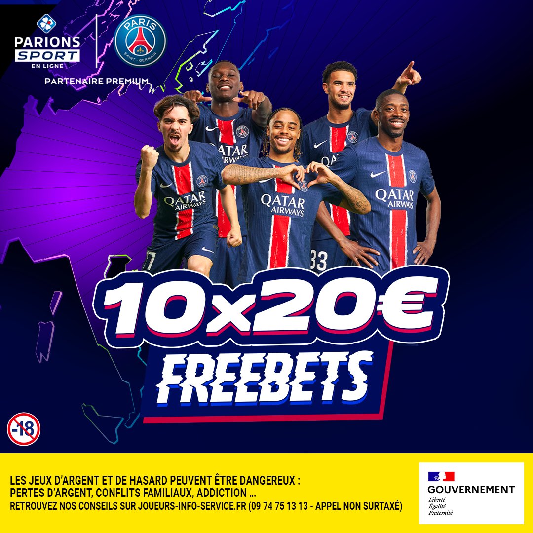🔴🔵 Le PSG va vouloir frapper un grand coup contre l'Atlético ! Mais, combien de buts vont marquer les Parisiens ? 

Pour jouer :
1️⃣ RT+Follow
2️⃣ Commente avec le nombre de buts du PSG + #PSGxParionsSport

TAS ce soir