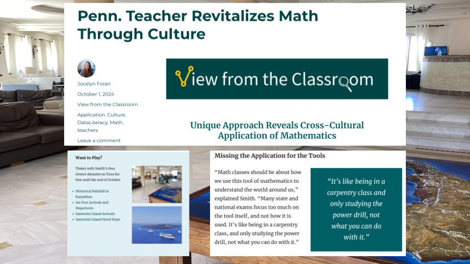 mrgesmith's tweet photo. Thanks Jocelyn Foran, @TuvaLabs
for hosting my data unit developed for 2024 @FulbrightPrgrm. the engaging dynamic visuals fostering creativity in data analysis. And thanks for this great write-up! I hope to work with Tuva again! #iteachmath
@IndianaAreaSD
https://t.co/HHow2FrAk8 https://t.co/tsjykFlQdx