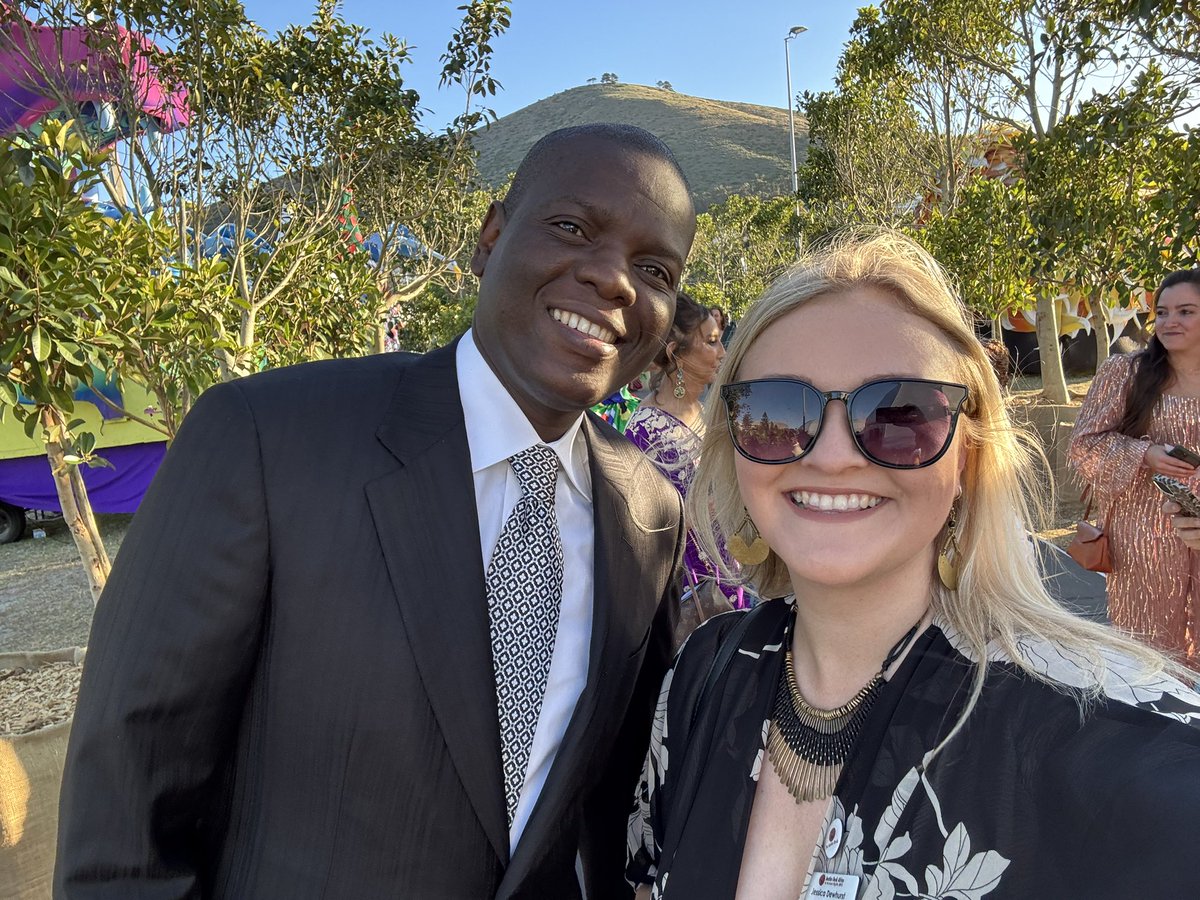 So lovely to be at #EarthshotCapeTown 🌍and to see our very own South African 🇿🇦 hero <a href="/RonaldLamola/">Minister: International Relations and Cooperation</a> ! Together we stand tall in our belief in the inherent value and worth of every human being! 
<a href="/TheJusticeDesk/">Justice Desk Africa</a> stands with you sir. #FreePalestine #NoToApartheid