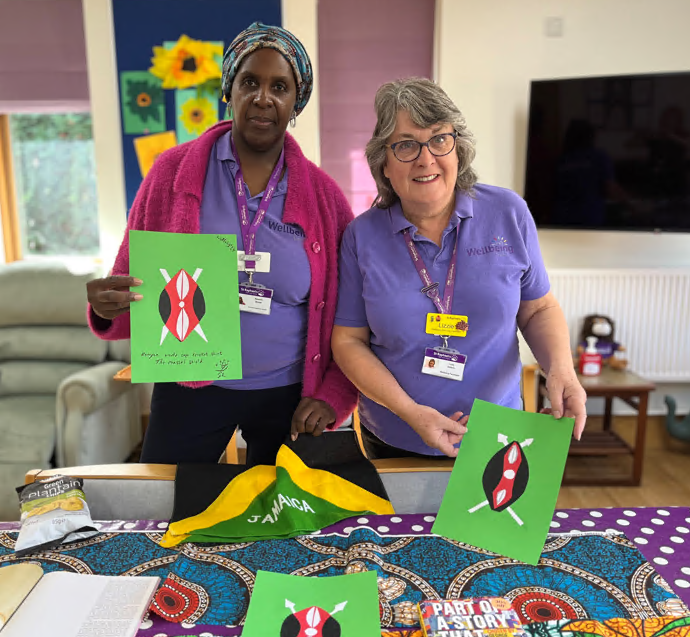 St_Raphs's tweet photo. Celebrating Black History Month at St. Raphael's! 

Every October we mark and celebrate Black History Month in our Wellbeing Centre at the Hospice. This October, we came together celebrated the incredible contributions of black writers, poets, musicians and artists. https://t.co/rvydCT1HDz