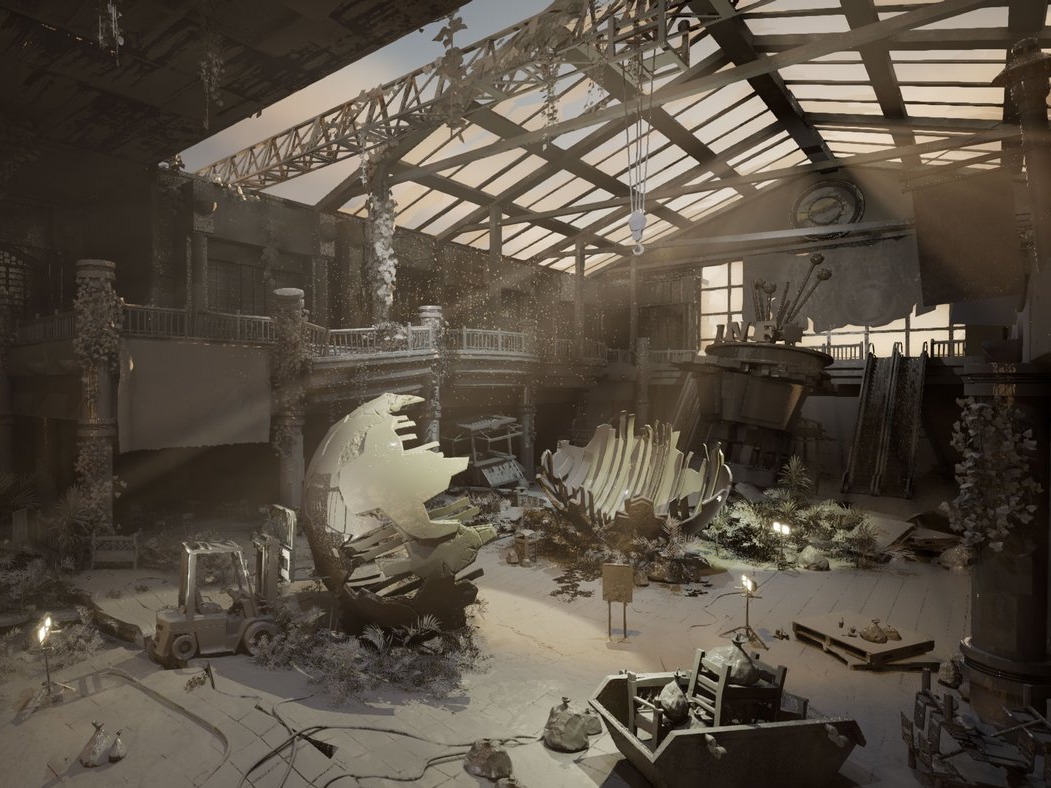 TheRookiesCO's tweet photo. Abandoned Shopping Mall by Caleb "CJ" Spanier from Champlain College - https://t.co/BNY2GlURro

#Dell #Huion #UnrealEngine5 #AutodekMaya #ZBrush #cgi #3drendering #3dartist #digitalart https://t.co/1cS0vaG4Ug