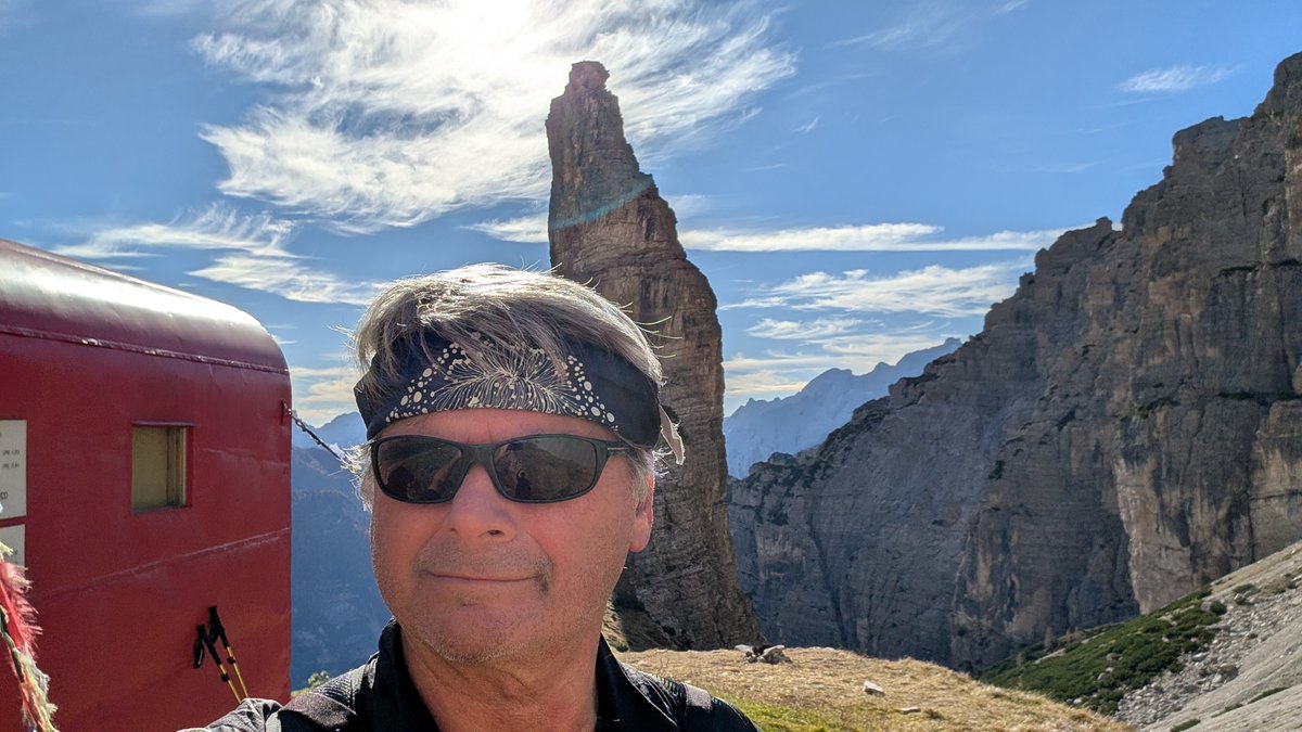 SPIW10's tweet photo. While the friends of the group are still resting, I dedicated a few moments up here to reflect on the future of SPIW and the World! #Dolomites https://t.co/rHSNt3Bh1c