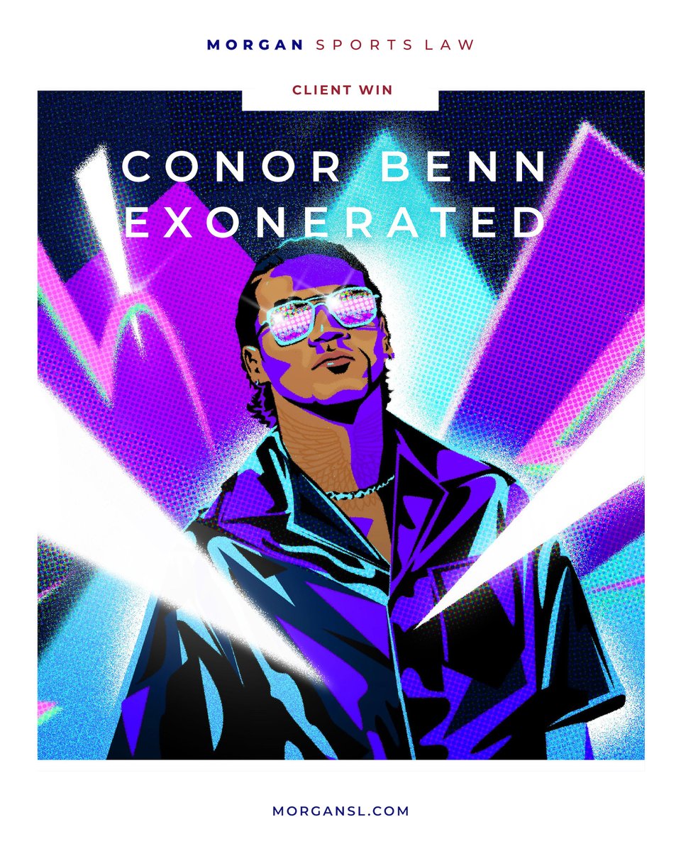 Morgan Sports Law client, Conor Benn, exonerated.

Morgan Sports Law successfully represented Mr Benn in his defence of an anti-doping charge brought by UK Anti-Doping: bit.ly/3AxTJHd