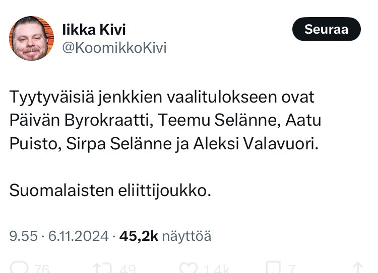 pbyrokraatti's tweet photo. 😁 https://t.co/DbX9qBW22Z