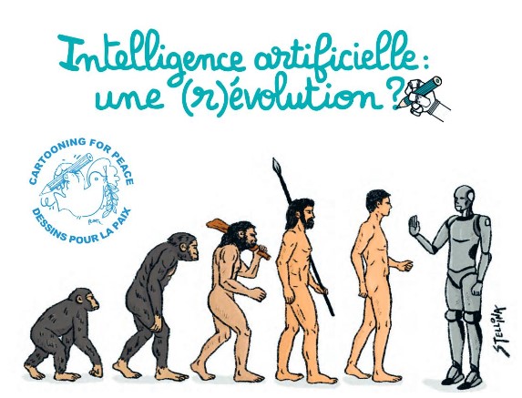 #MustDiscover 
🗣️ <a href="/CartooningPeace/">Cartooning for Peace</a> a développé une nouvelle exposition" #IA : une (r)évolution ?" tirée de l'ouvrage du même nom publié chez <a href="/Gallimard/">Gallimard</a> en partenariat avec <a href="/amnestyfrance/">amnestyfrance</a> <a href="/France_MM/">France Médias Monde</a> <a href="/CFCopies/">CFC</a>
➡️cartooningforpeace.org/intelligence-a…… #EMI
<a href="/histoire_geo_ot/">Histoire-Géographie@Orléans-Tours</a> <a href="/surfonsdoc/">Profs Docs de l'Académie Orléans-Tours</a> <a href="/LettresOt/">Lettres Orléans-Tours</a>