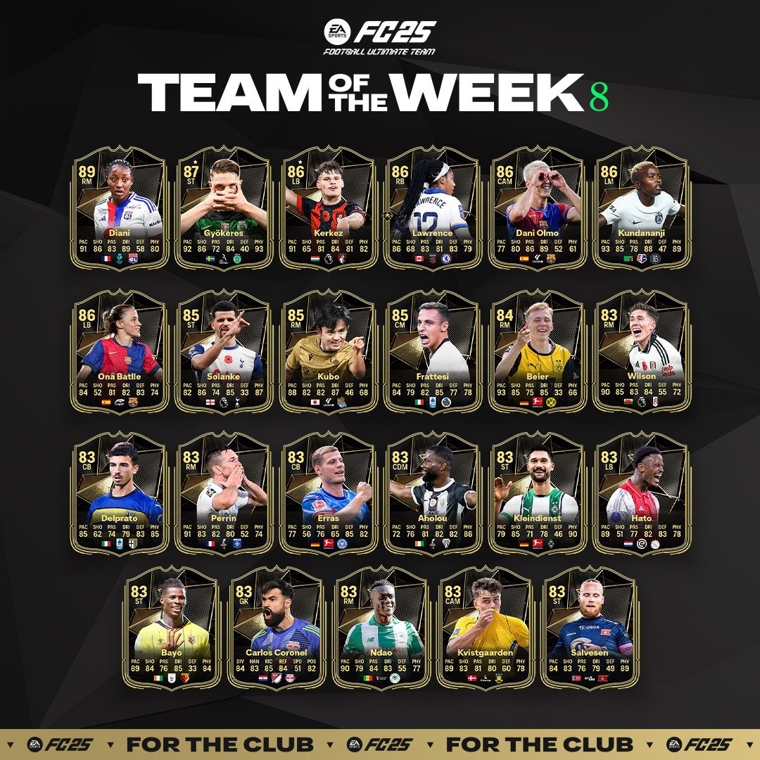 CFTrading_'s tweet photo. 🚨6PM Content

- Challenge SBC
- TOTW 8 
- New EVO
- Party Bag SBC

#FC25 https://t.co/M7CKN5K7rY