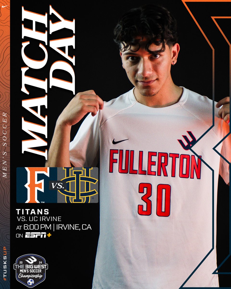 MATCHDAY!

The Titans are at UCI for the first round of The Big West Championship!

💻 es.pn/3Z3Orx3
📊 bit.ly/3BElWvZ
🎟️ bit.ly/3YB1yDW

#TusksUp