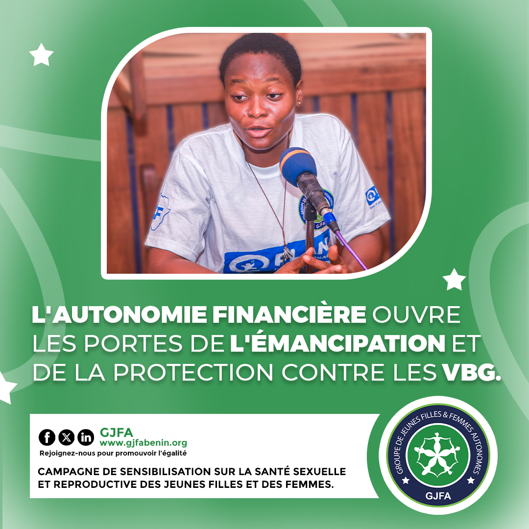 💪 Femme, ton indépendance financière est ta force ! C'est ton bouclier contre les violences et ta clé pour l’émancipation. Avec #GJFA, accède aux ressources pour construire un avenir libre et sécurisé.
🔗 gjfabenin.org
#Indépendance #Protection #Émancipation #GJFA