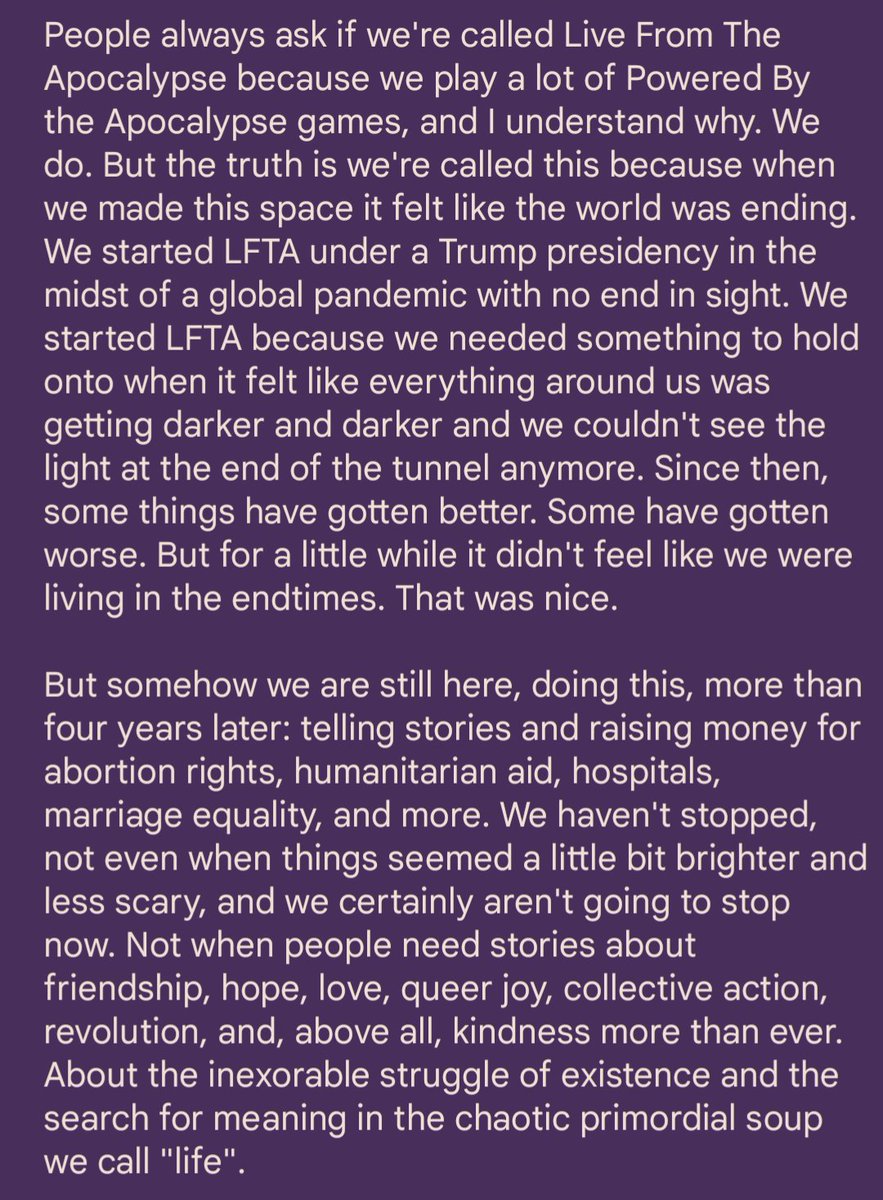 livefromtheapoc's tweet image. Just some words from @aWillMscream and the rest of the LFTA organizers this morning