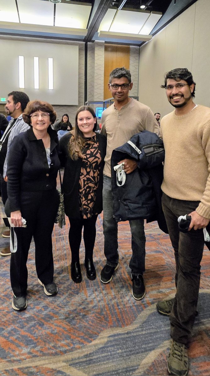 ninadoak's tweet image. Quintessential #ASHG24 picture of the Plon lab reunion at the Baylor party. There's always a homecoming feeling to it.
