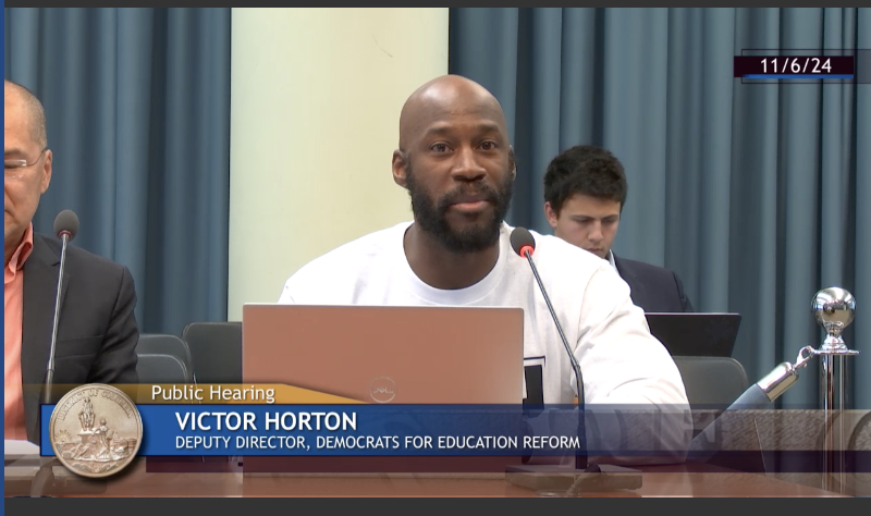 EdReformNowDC's tweet photo. @empowerk12 📢 Testimony from @VictorHortonDC, Deputy Director of @EdReformNow Advocacy DC, calls for urgent action to improve math education in DC!
Key needs:
🔹 High-impact tutoring
🔹 Quality materials
🔹 Strong teacher support
🔹 Family resources
#MATH4ALLDC #EdReformNow https://t.co/XCTwIzZlQz