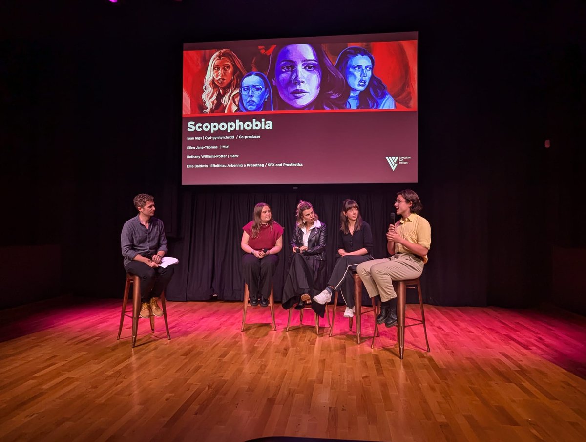 It was an absolute pleasure screening Scopophobia at <a href="/yr_egin/">Canolfan S4C Yr Egin</a> on Halloween followed up with a cast &amp; crew Q&amp;A 🎃
