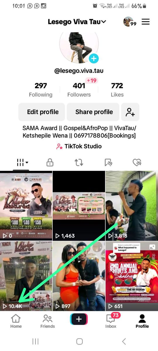 Lee_Raa_Tuu_M's tweet photo. He is back with a bang, the Viva Tau, Ke Tshepile wena hit maker, Lesego is showing true resilience, 
I had the pleasure of attending his live event this past weekend 🙌, Wow, he still has it, I must say. 
I checked out his Tiktok https://t.co/h7T4jikCEB
account as well, and he is bouncing back. The Management behind him is doing magic to get him back on to the big stage. Let support our brother. 

Ke utwa medumo mmino le dithoko tsa kwana lapeng yeh
Basadi ka medidiyetsane ba nkutlwa ke rora ba re tau
Dithabeng tsa basotho
Dinokeng tsa Rantsholekwa
Moo ba mpona ba mpoka ba nrwaka ba mpitsa ba re viva tau
Ndifunuk' buyel'ekhaya, khaya lami (e Afrika)
Apho ndazalwa khona (ikhaya lam')
Ndifunuk' buyele khaya, khaya lami (e Afrika)
Apho ndazalwa khona (ikhaya lam')

#VivaTau