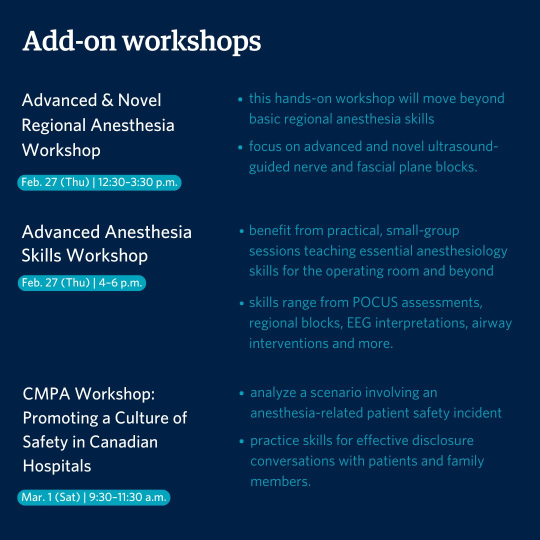 UBC CPD (@ubccpd) on Twitter photo 2025 Whistler Anesthesiology Summit brings experts to share best practices in anesthesiology.
Last call for abstracts on original research, quality improvement projects and reports.
Register and submit abstract by Nov.8: bit.ly/40AqMF7
#UBCCPD #WAS2025 <a href="/WhistlerAnesth/">Whistler Anesthesiology Summit</a> 2025 Whistler Anesthesiology Summit brings experts to share best practices in anesthesiology.
Last call for abstracts on original research, quality improvement projects and reports.
Register and submit abstract by Nov.8: bit.ly/40AqMF7
#UBCCPD #WAS2025 <a href="/WhistlerAnesth/">Whistler Anesthesiology Summit</a>